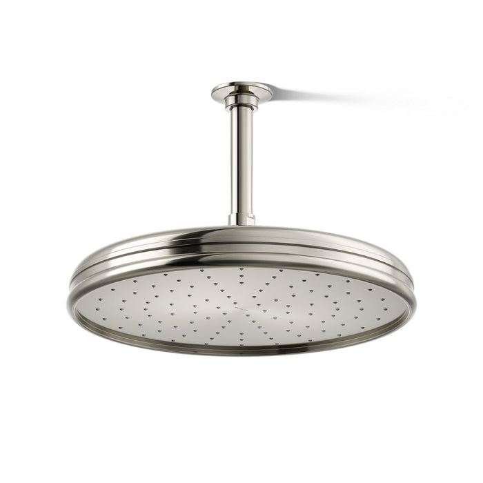 KOHLER K-13694 Traditional 12" Single-function Rainhead, 2.5 GPM, vibrant polished nickel - view 3