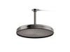 KOHLER K-13694 Traditional 12" Single-function Rainhead, 2.5 GPM, vibrant titanium