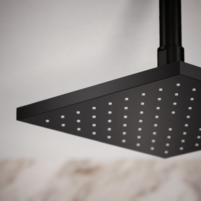 KOHLER K-13695 Contemporary Square 8" Single-function Rainhead, 2.5 GPM