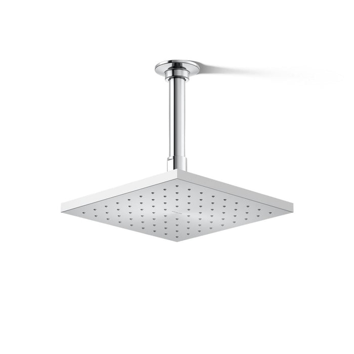 KOHLER K-13695 Contemporary Square 8" Single-function Rainhead, 2.5 GPM, polished chrome - view 3