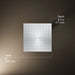 KOHLER K-13695 Contemporary Square 8" Single-function Rainhead, 2.5 GPM, polished chrome - view 5