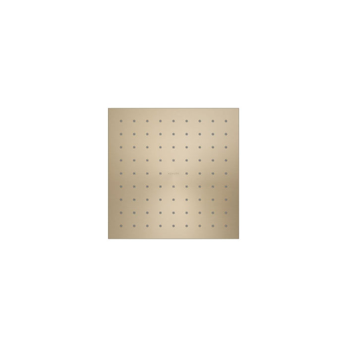 KOHLER K-13695 Contemporary Square 8" Single-function Rainhead, 2.5 GPM, vibrant brushed bronze - view 4