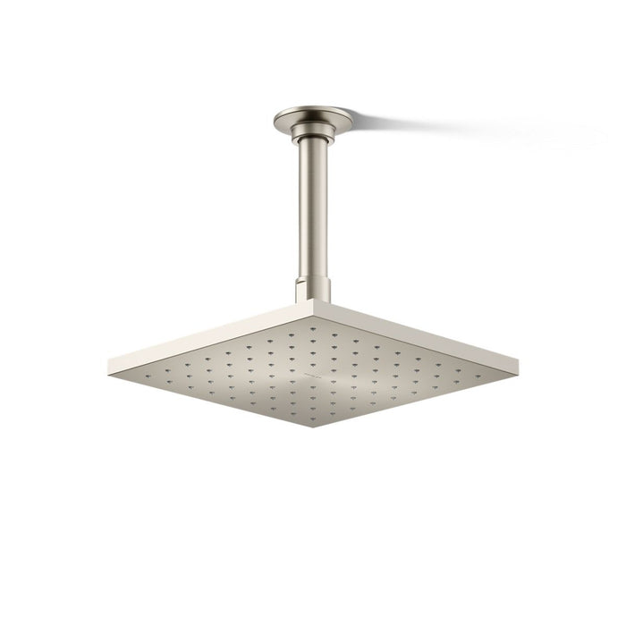 KOHLER K-13695 Contemporary Square 8" Single-function Rainhead, 2.5 GPM