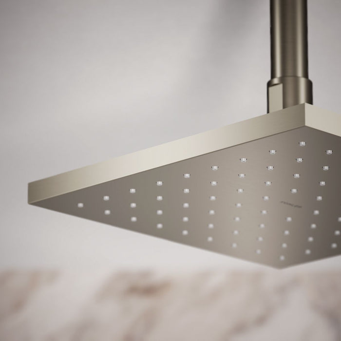 KOHLER K-13695 Contemporary Square 8" Single-function Rainhead, 2.5 GPM
