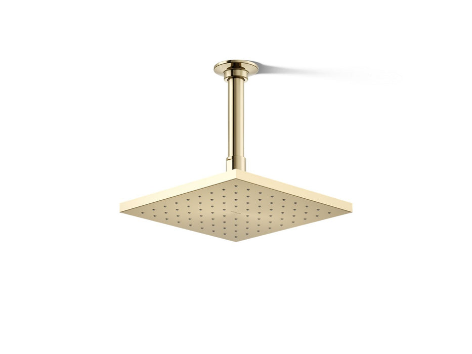 KOHLER K-13695 Contemporary Square 8" Single-function Rainhead, 2.5 GPM
