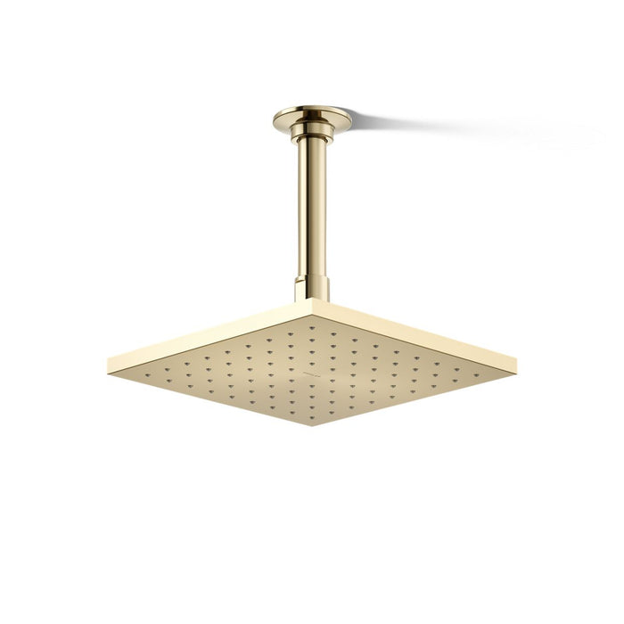 KOHLER K-13695 Contemporary Square 8" Single-function Rainhead, 2.5 GPM