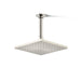 KOHLER K-13695 Contemporary Square 8" single-function rainhead, 2.5 gpm, vibrant polished nickel