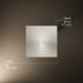 KOHLER K-13695 Contemporary Square 8" Single-function Rainhead, 2.5 GPM, vibrant polished nickel - view 5