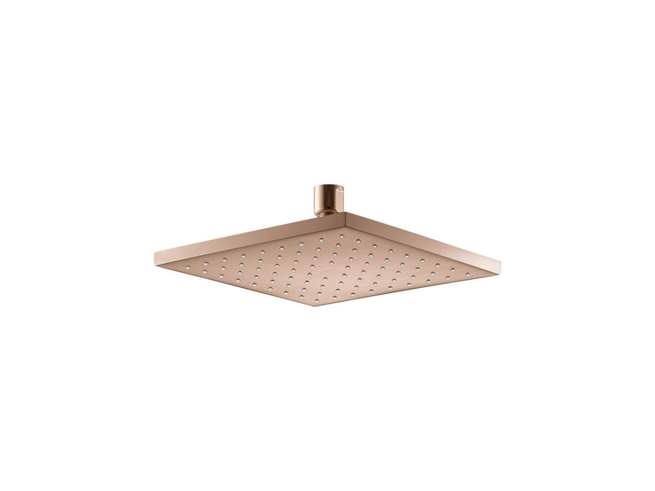 KOHLER K-13695 Contemporary Square 8" Single-function Rainhead, 2.5 GPM