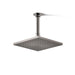 KOHLER K-13695 Contemporary Square 8" single-function rainhead, 2.5 gpm, vibrant titanium
