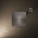 KOHLER K-13695 Contemporary Square 8" Single-function Rainhead, 2.5 GPM, vibrant titanium - view 5