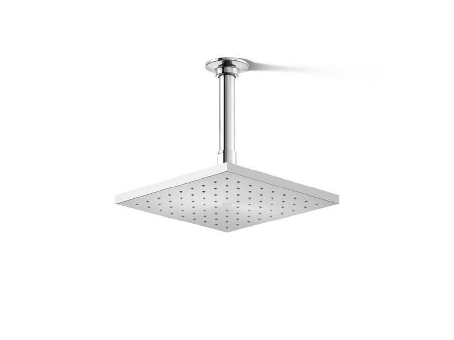 KOHLER K-13695-G Contemporary 8" square single-function rainhead, 1.75 gpm