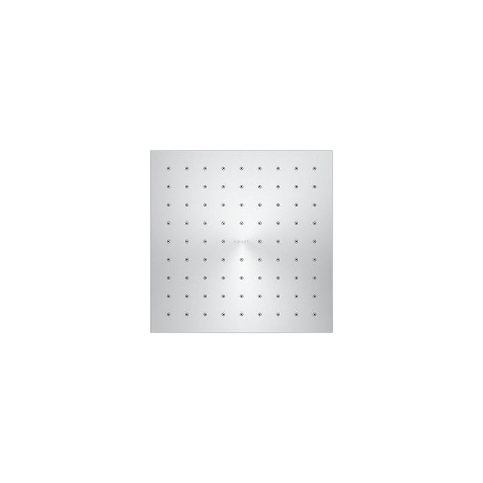 KOHLER K-13695-G Contemporary 8" square single-function rainhead, 1.75 gpm