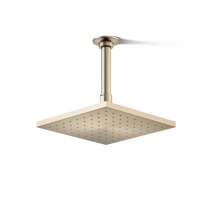 KOHLER K-13695-G Contemporary 8" square single-function rainhead, 1.75 gpm