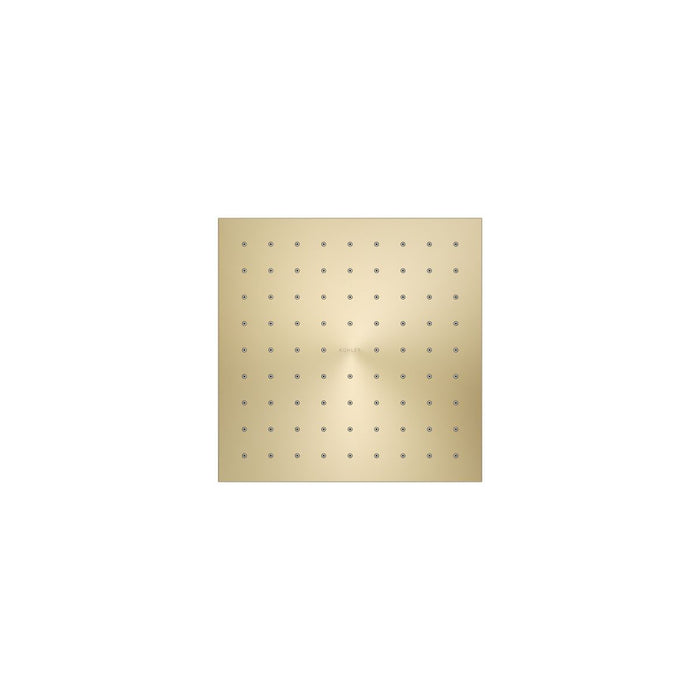 KOHLER K-13695-G Contemporary 8" square single-function rainhead, 1.75 gpm, vibrant french gold - view 5