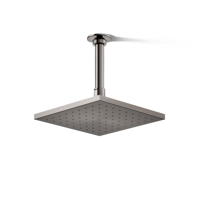 KOHLER K-13695-G Contemporary 8" square single-function rainhead, 1.75 gpm