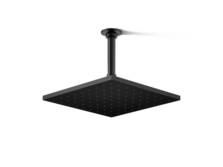 KOHLER K-13696 Contemporary Square 10" Single-function Rainhead, 2.5 GPM