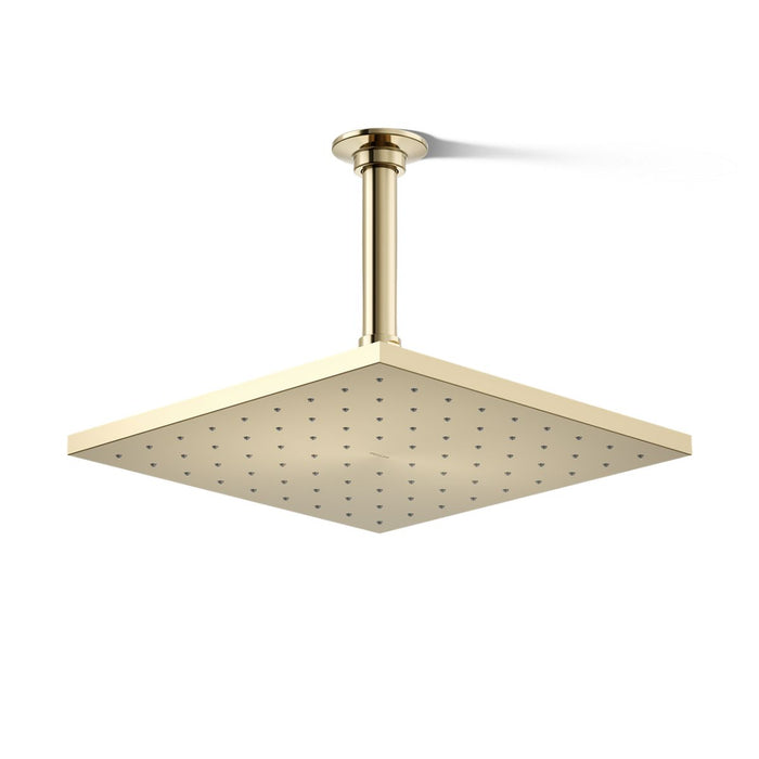 KOHLER K-13696 Contemporary Square 10" Single-function Rainhead, 2.5 GPM