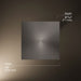 KOHLER K-13696 Contemporary Square 10" Single-function Rainhead, 2.5 GPM, vibrant titanium - view 4