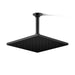 KOHLER K-13696-G Contemporary 10" square single-function rainhead, 1.75 gpm, matte black - view 4