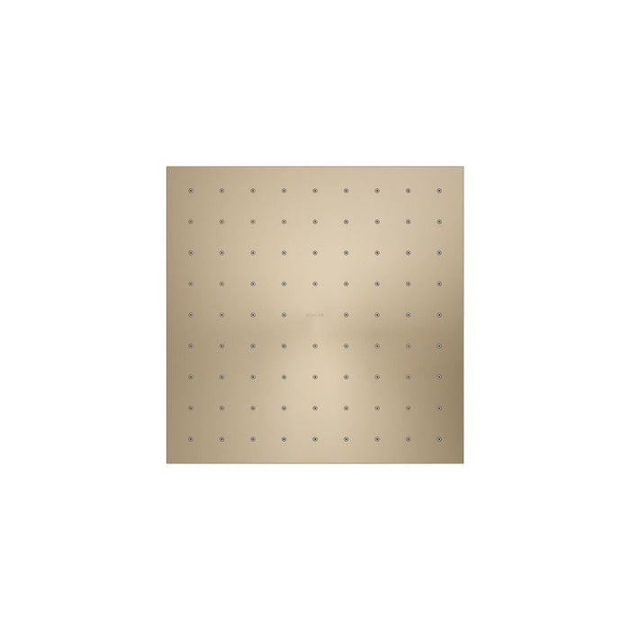 KOHLER K-13696-G Contemporary 10" square single-function rainhead, 1.75 gpm