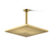 KOHLER K-13696-G Contemporary 10" square single-function rainhead, 1.75 gpm, vibrant brushed moderne brass - view 4