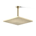 KOHLER K-13696-G Contemporary 10" square single-function rainhead, 1.75 gpm, vibrant french gold - view 3
