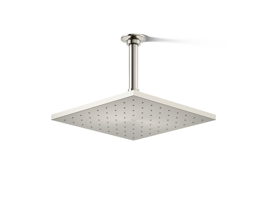 KOHLER K-13696-G Contemporary 10" square single-function rainhead, 1.75 gpm