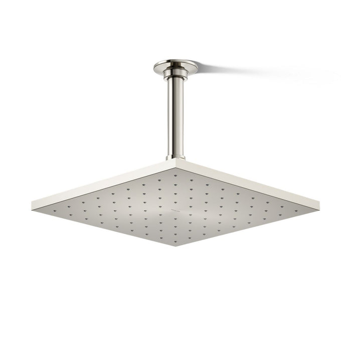 KOHLER K-13696-G Contemporary 10" square single-function rainhead, 1.75 gpm