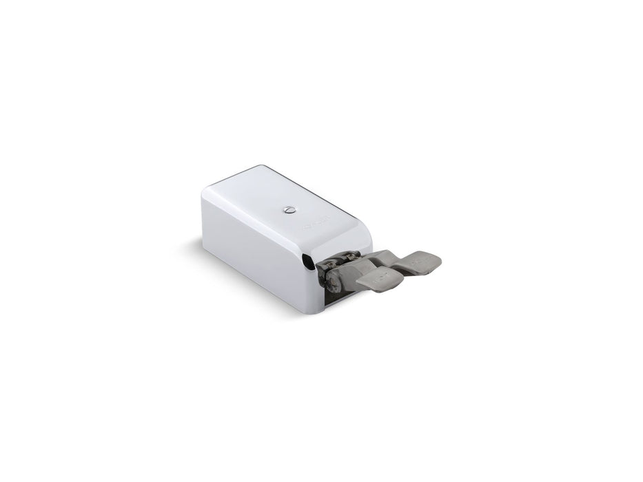 KOHLER K-13808 Double floor-mount foot control, polished chrome