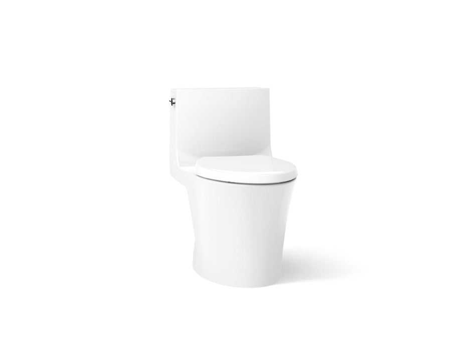 KOHLER K-1381-HC Veil Hidden cord one-piece elongated toilet with skirted trapway, dual-flush, white