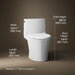 KOHLER K-1381-HC Veil Hidden cord one-piece elongated toilet with skirted trapway, dual-flush, white - view 3