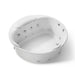 KOHLER K-1394-H2 RiverBath 66" drop-in heated whirlpool bath with chromatherapy, white