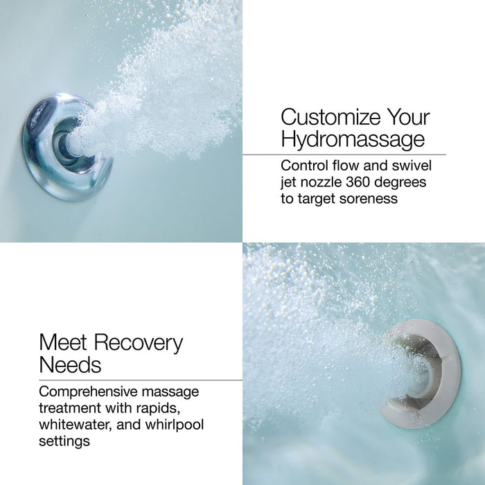 KOHLER K-1394-H3 RiverBath 66" drop-in heated whirlpool bath, white - view 4
