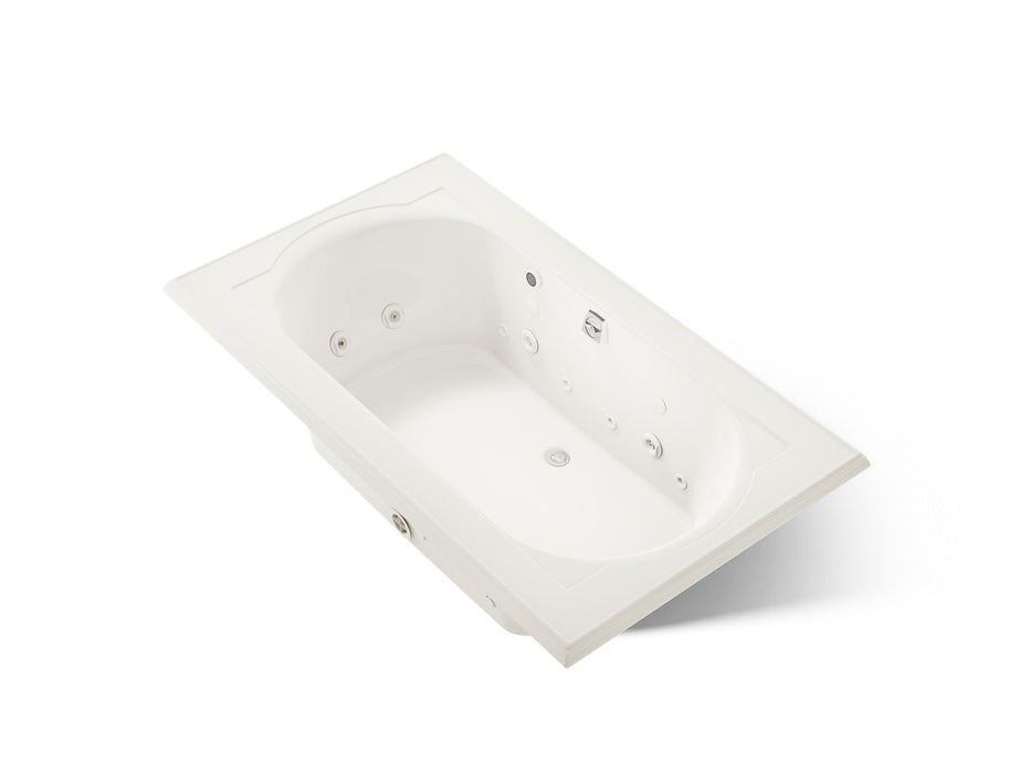 KOHLER K-1418-AH Memoirs 72" x 42" drop-in Effervescence whirlpool bath, biscuit