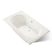 KOHLER K-1418-JH Memoirs 72" x 42" drop-in whirlpool bath, biscuit