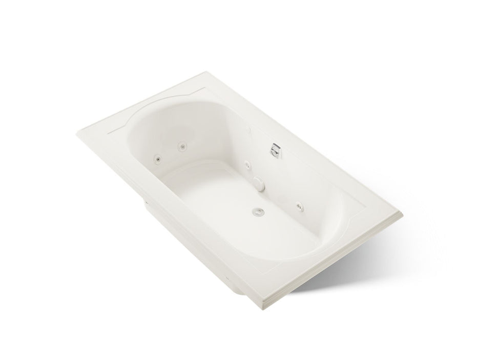 KOHLER K-1418-JH Memoirs 72" x 42" drop-in whirlpool bath, biscuit