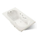 KOHLER K-1418-M Memoirs 72" x 42" drop-in heated whirlpool bath, biscuit