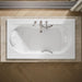 KOHLER K-1418-V Memoirs 72" x 42" drop-in Effervescence whirlpool bath, white - view 5
