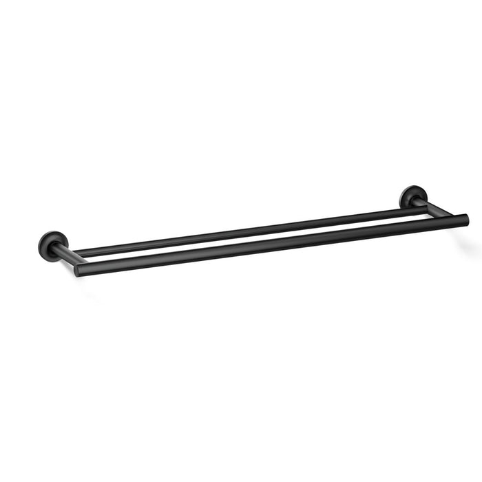 KOHLER K-14375 Purist 24" Double towel bar, matte black - view 4