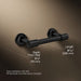 KOHLER K-14377 Purist Pivoting toilet paper holder, matte black - view 5