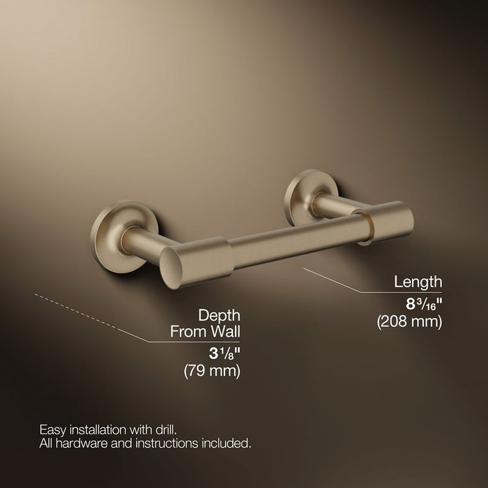 KOHLER K-14377 Purist Pivoting toilet paper holder