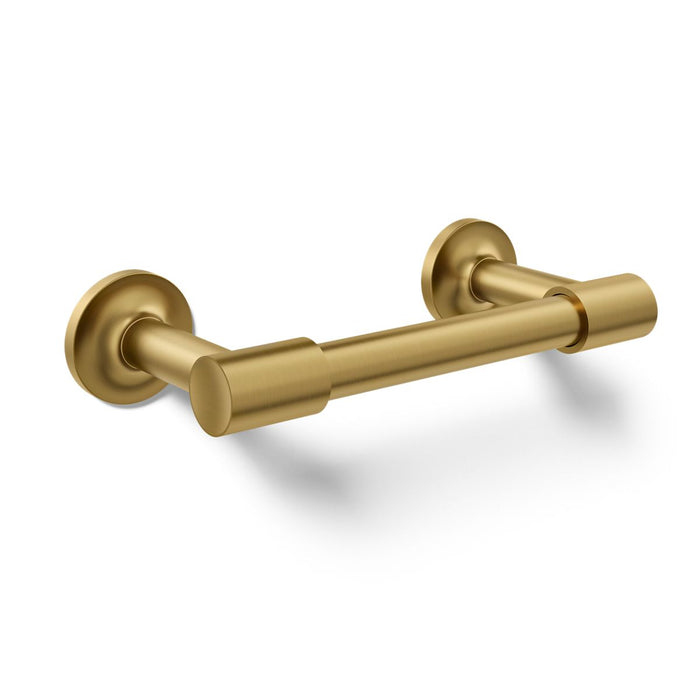 KOHLER K-14377 Purist Pivoting toilet paper holder, vibrant brushed moderne brass - view 4