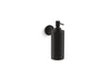 KOHLER K-14380 Purist Wall-mount soap/lotion dispenser, matte black