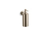 KOHLER K-14380 Purist Wall-mount soap/lotion dispenser, vibrant brushed bronze