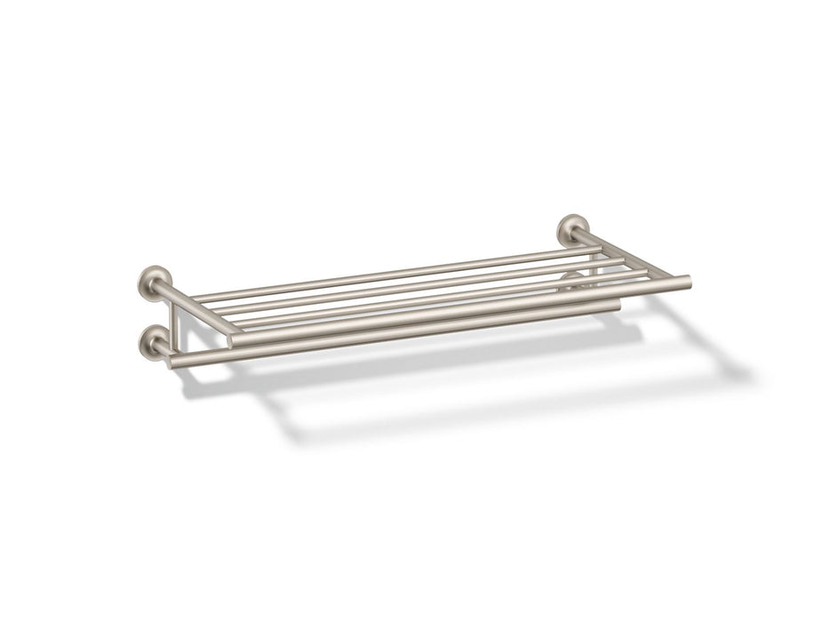 KOHLER K-14381 Purist Hotelier, vibrant brushed nickel