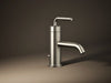 KOHLER K-14402-4A Purist Single-handle bathroom sink faucet with Straight Lever handle, 1.2 gpm, vibrant brushed nickel -...
