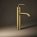 KOHLER K-14404-4A Purist Tall single-handle bathroom sink faucet with Lever handle, 1.2 gpm, vibrant brushed moderne...