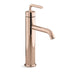 KOHLER K-14404-4A Purist Tall single-handle bathroom sink faucet with Lever handle, 1.2 gpm, vibrant rose gold