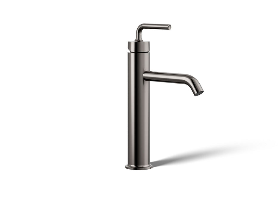 KOHLER K-14404-4A Purist Tall single-handle bathroom sink faucet with Lever handle, 1.2 gpm